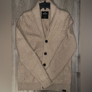 Hollister Beige mens Cardigan